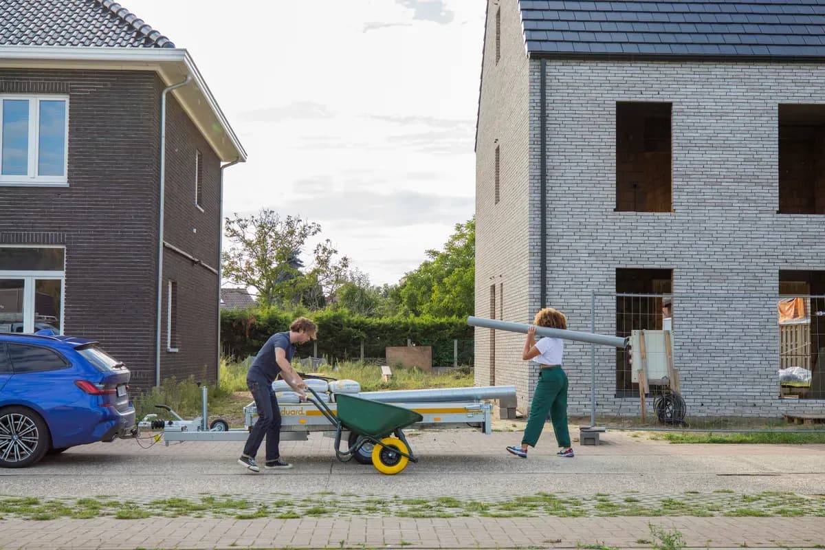 Plateau sur chantier